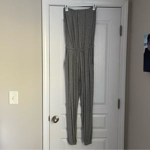 PIKO Women’s Gray Strapless Jumpsuit - Size L